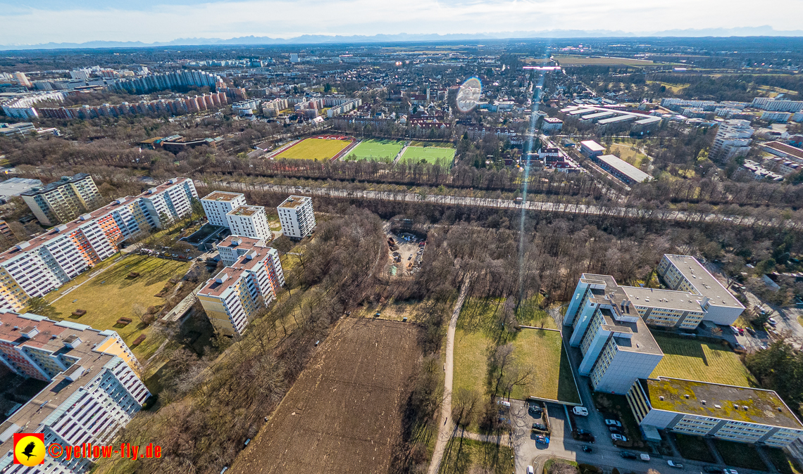 20.02.2023 - Baustelle zur Grundschule am Strehleranger in Neuperlach